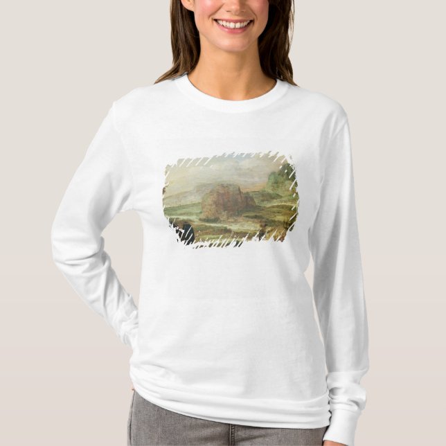 T-shirt Paisagem da montanha (Frente)