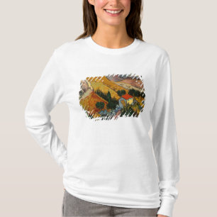 T-shirt Paisagem de Vincent van Gogh com casa &