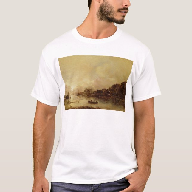 T-shirt Paisagem do rio (Frente)