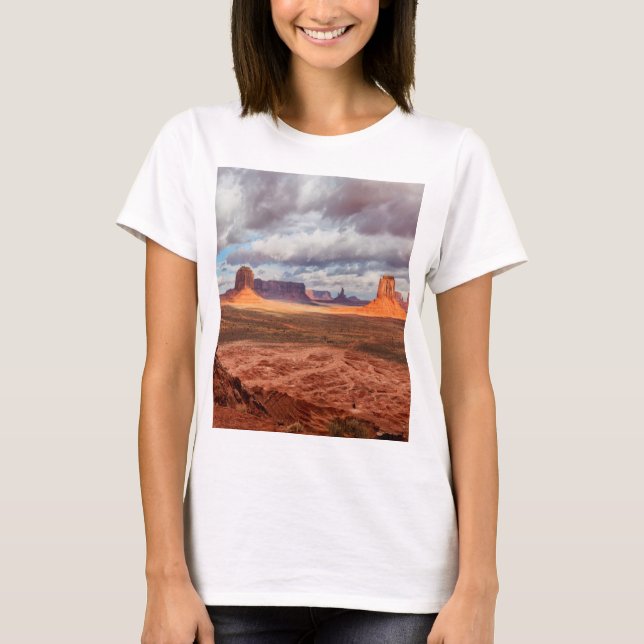 T-shirt Paisagem do vale do Monumento, AZ (Frente)