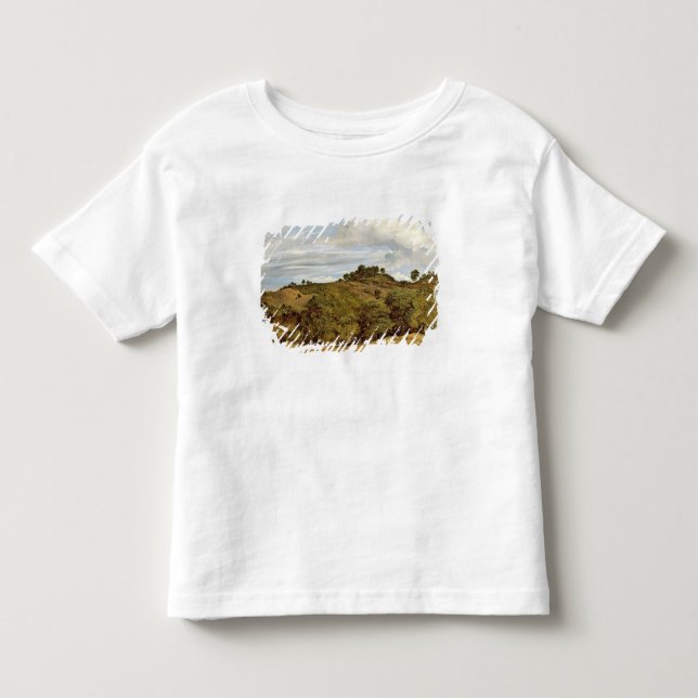 T-shirt Paisagem perto de Olevano, 1822 (Frente)
