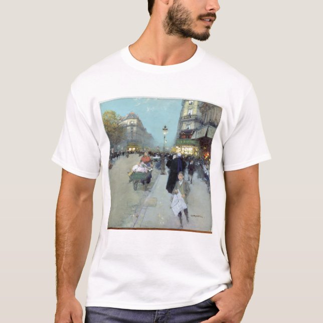 T-shirt Paisagem urbana (Frente)