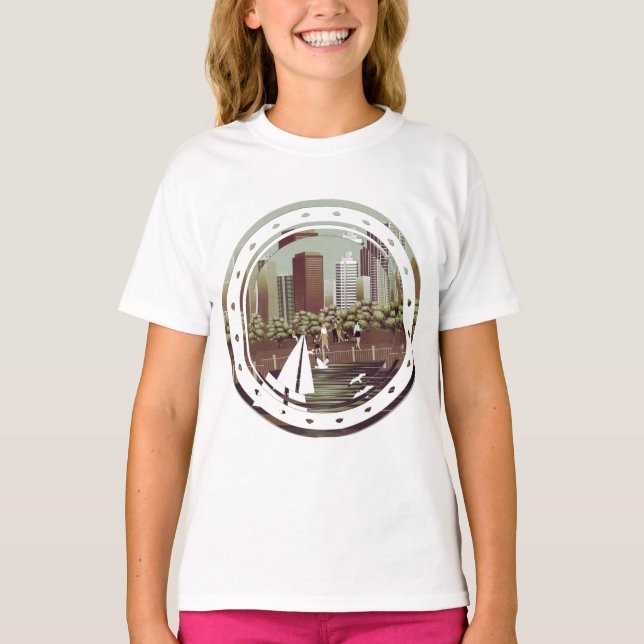 T-Shirt paisagem urbana (Frente)