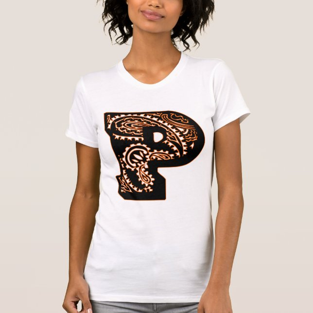 T-shirt Paisley Monograma - P (Frente)