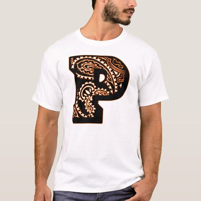 T-shirt Paisley Monograma - P (Frente)