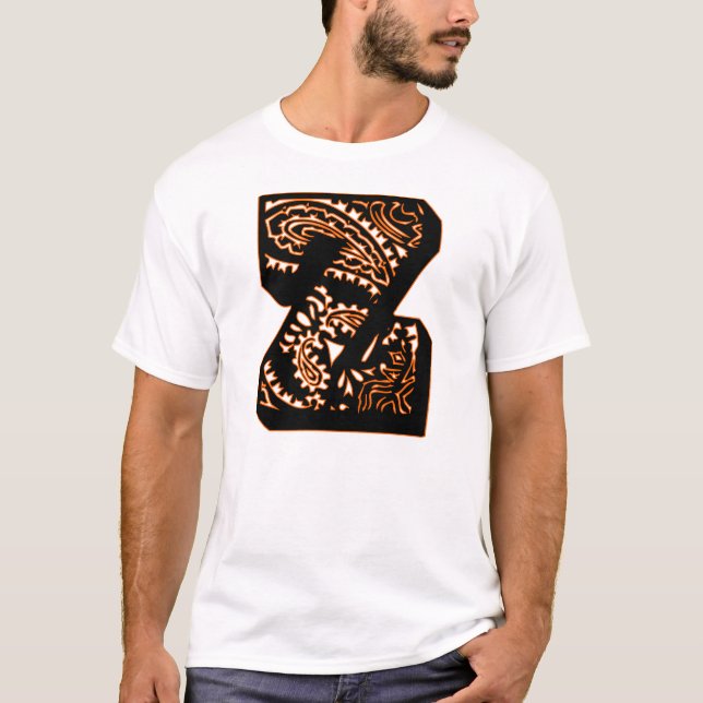 T-shirt Paisley Monograma - Z (Frente)