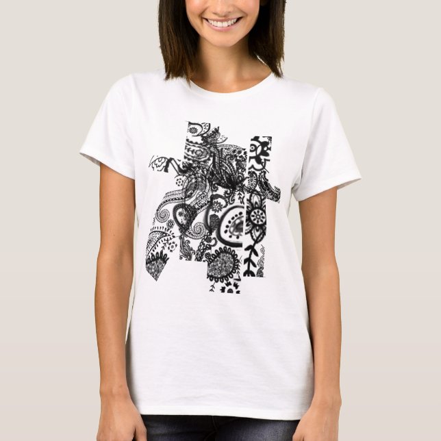 T-shirt Paisley Stripes (Frente)