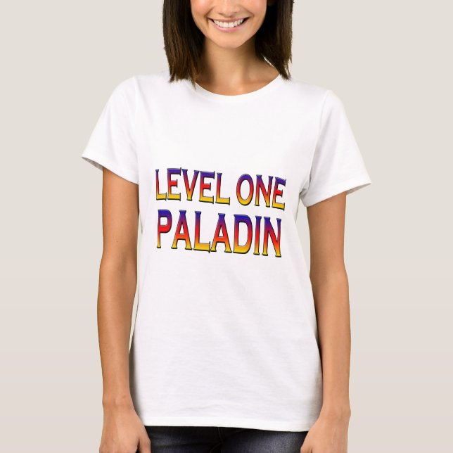 T-shirt Paladina nível 1 (Frente)