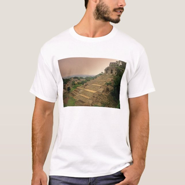 T-shirt Palenque, Chiapas, México, Maia (Frente)