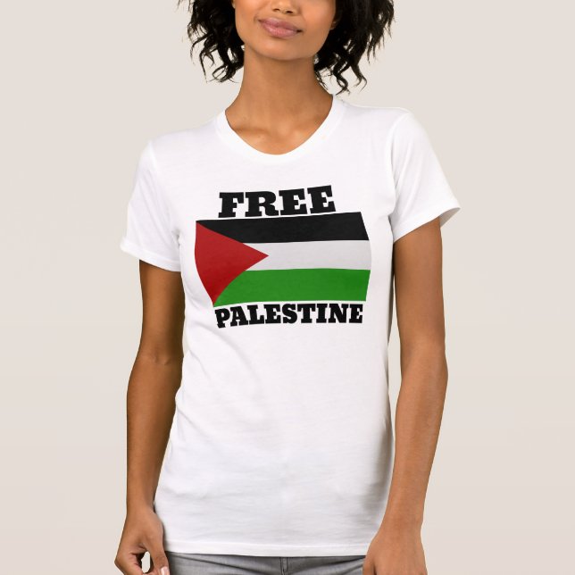 T-shirt Palestina livre (Frente)