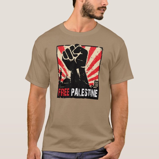 T-shirt Palestina livre (Frente)