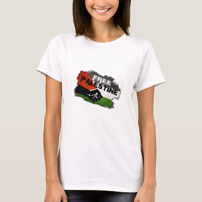 T-shirt Palestina livre (Frente)