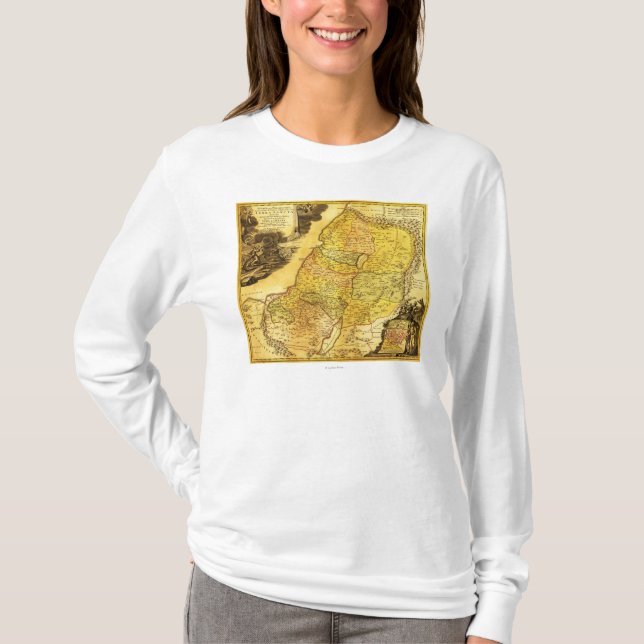 T-shirt PalestinaMapaPanorâmicoPalestina 2 (Frente)