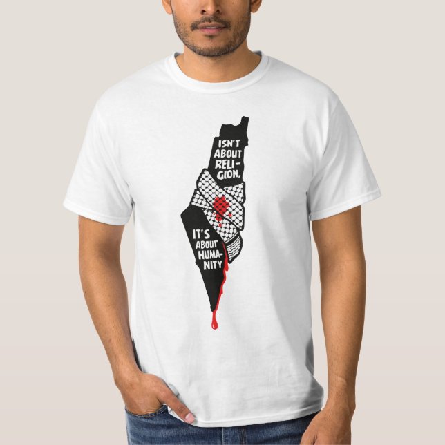 T-Shirt PALESTINE GRATUITO (Frente)