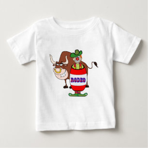T-shirt Palhaço de Rodeio Ocidental e Touro