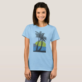 T-shirt Palm Tree Sunrise