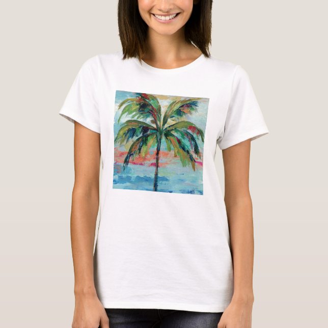 T-shirt Palmeira tropical de | (Frente)