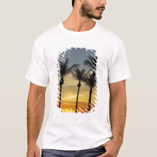 T-shirt Palmeiras e pôr do sol, Praia de Mindil