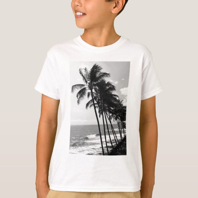 T-shirt Palmeiras preto e branco (Frente)