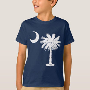 T-shirt Palmetto branco