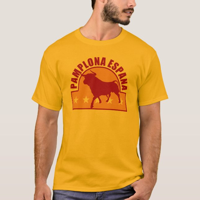 T-shirt pamplona espana (Frente)
