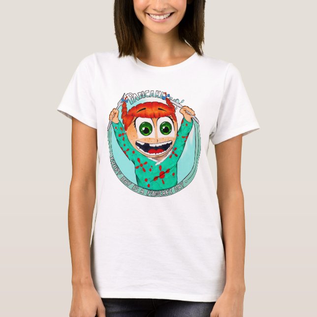 T-shirt Pancake Girl (Frente)