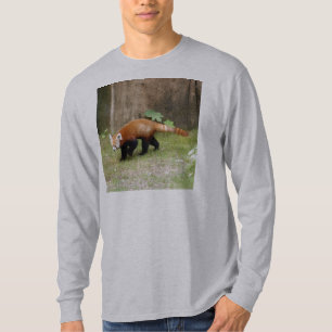 T-shirt Panda-042 vermelho