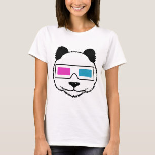 T-shirt panda 3D