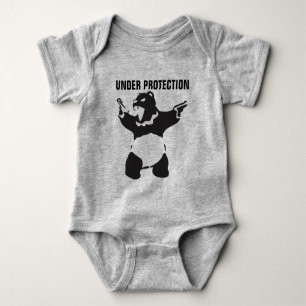 T-shirt Panda com fome do urso