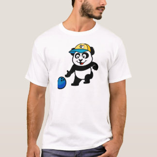 T-shirt Panda da boliche