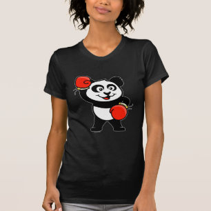 T-shirt Panda de Boxing Bonito