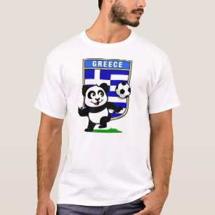 T-shirt Panda do futebol da piscina (camisas leves)