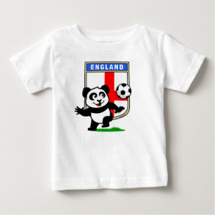 T-shirt Panda do futebol de Inglaterra (camisas leves)