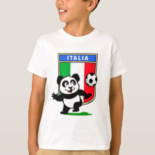 T-shirt Panda do futebol de Italia