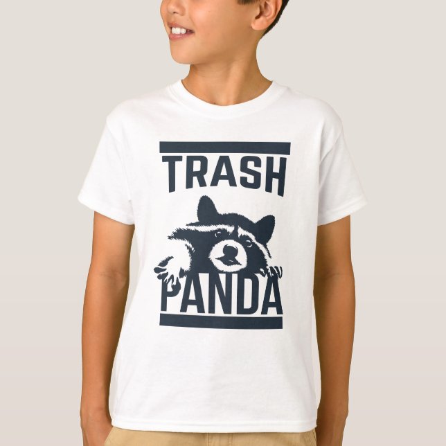 T-shirt Panda do lixo (Frente)