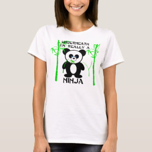 T-shirt panda do ninja