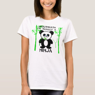 T-shirt panda do ninja