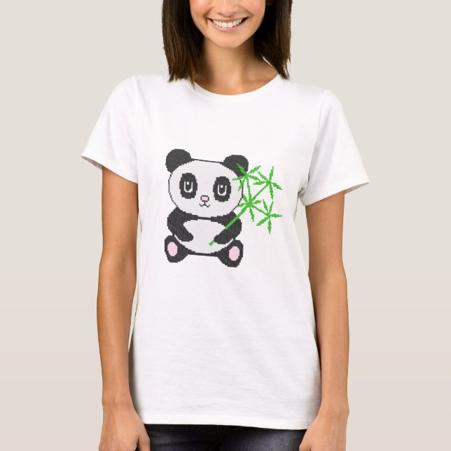 T-shirt Panda engraçada (Frente)