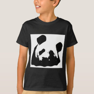 T-shirt Panda Pop de Arte Negra