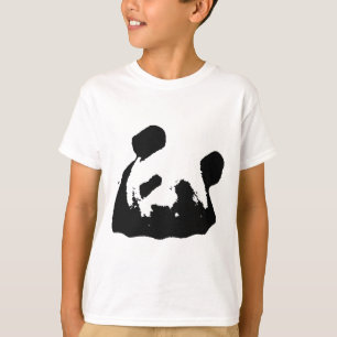 T-shirt Panda Pop de Arte Negra