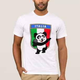 T-shirt Panda psta tiro de Italia