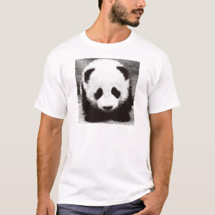T-shirt Panda Trabalho de arte