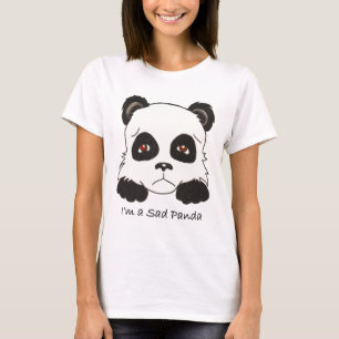 T-shirt Panda triste