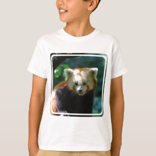 T-shirt Panda vermelha surpreendente