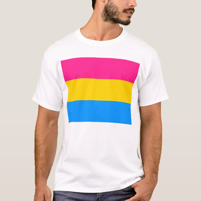 T-shirt Pansexual do orgulho (Frente)