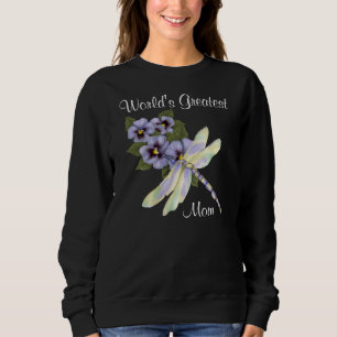 T-shirt Pansies e Dragonfly
