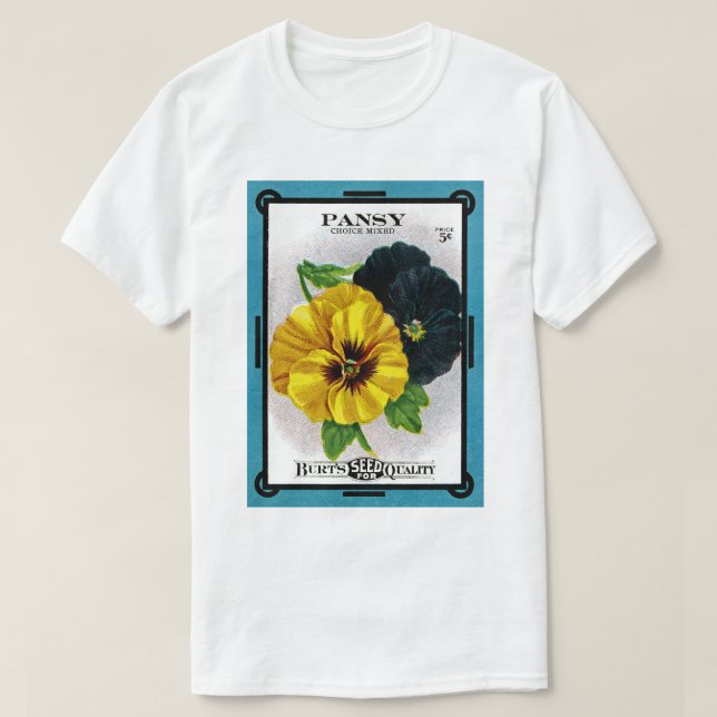 T-shirt Pansy (Frente do Design)