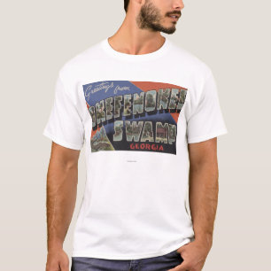 T-shirt Pântano de Okefenokee, Geórgia - grandes cenas d