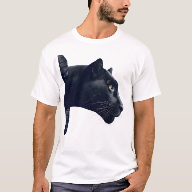 T-shirt panthère noire (Frente)