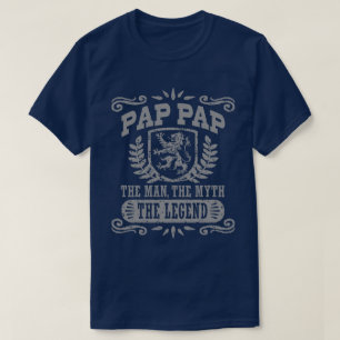 T-shirt Pap Pap o homem o mito a legenda